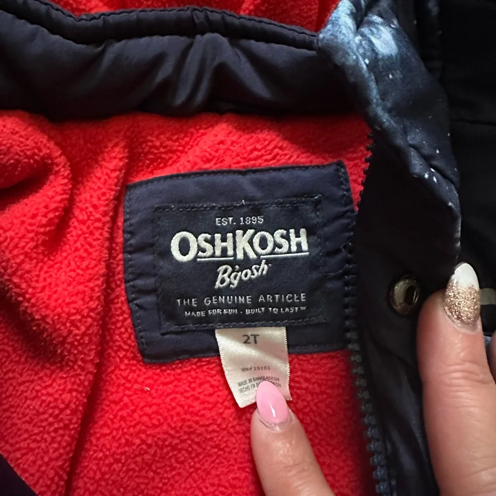 OshKosh B'gosh Red and Blue Winter Jacket